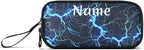 BOENLE Custom Dark Blue Electric Lightning Pencil Case Box Boys Girls - Image 8