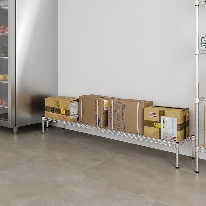 Regal Altair 14" Deep x 72" Wide x 8" Height 1-Tier Wire Shelving Kit | NSF - Image 5