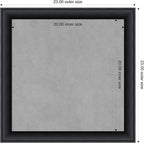 Amanti Art Black Framed Magnetic Board 23x23 Medium Vision Board - Image 4
