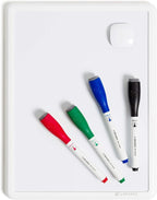 U Brands Contempo Magnetic Small Whiteboard, 8.5” x 11”, Mini White Board by UBrands