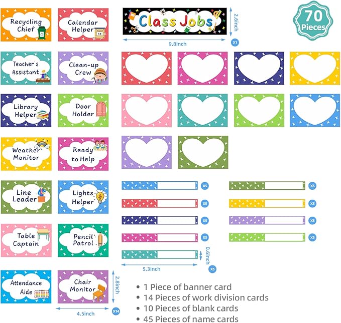 REGELETO Class Jobs Pocket Chart - Image 3
