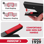 Arrow Plier Stapler Set, Metal Hand Stapler with 2520 Staples | Full Strip, 25 Sheet Capacity, Dual-Mode Anvil, One-Touch Staple Loading, Ergonomic Grip, For Office, School, Packaging