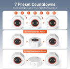 Secura Pomodoro Timer, Rotating Cube Time Tracker, Flip Gravity Sensor - Image 2