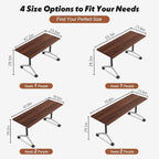 Goakwwuz Conference Room Table, Folding Conference Tables, Thicken Grey Tabletop - Image 2