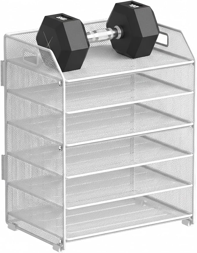 6 Tier Desk Organizer, Heavy-Duty Thick Metal Letter Tray Organizer, Large by Unknown