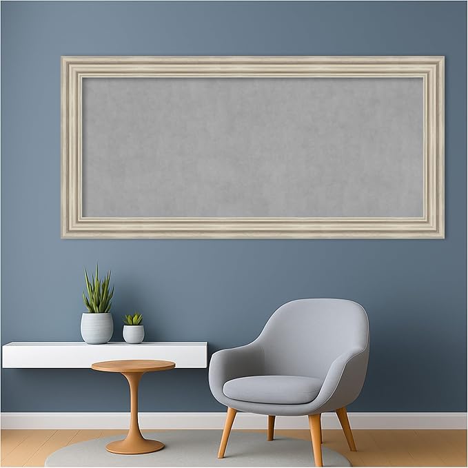 Amanti Art Silver Framed Magnetic Board 26x54 Oversize Vision Board - Image 5