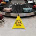 20 inch Wet Floor Sign 8 Pcs, Pop up Foldable Wet Safety Signs - Image 7