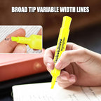 Dabo&Shobo Highlighters 108 Pack, Tank Style Yellow Highlighters, Chisel Tip - Image 4