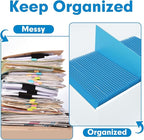 Two Pocket Folders, PANDRI 50 Pack 2 Pocket Folders, Letter Size Paper File - Image 3