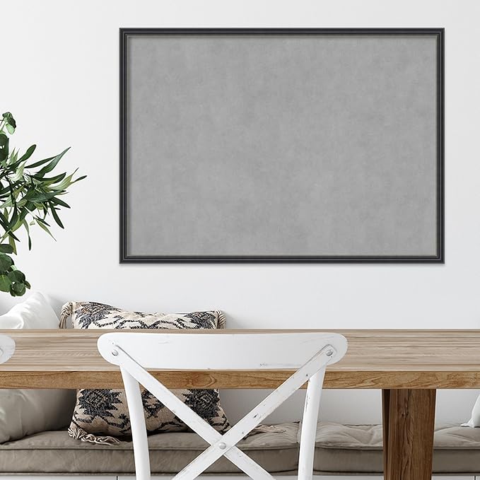Amanti Art Black Framed Magnetic Board 21x29 Medium Vision Board - Image 5