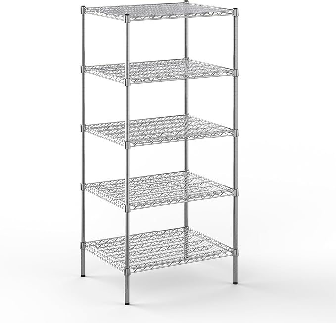 Regal Altair 24" Deep x 30" Wide x 64" Height Wire Shelving Kit | 5-Tier | NSF by Regal+Altair