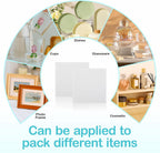 Dish Packing Supplies for Moving,320 Moving Supplies 4 Sizes (16 x 12", 12 x 12", 12 x 7.8", 7.8 x 7.8"),with 60 Fragile Stickers,High density thicker Cushion Foam for Plate Packing Shipping Storage.