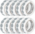 Perco Grey 1-Inch Perforated Circle Dot Sticker Labels — 10 Rolls, 000 Round by Perco