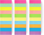 30 Pads 0.5x1.8 Sticky Notes Flags Tabs Page Markers 10 Bright Color Sticky - Image 4