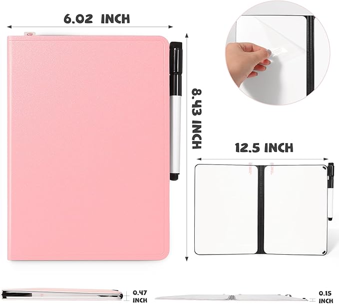 AGM Portable White Board Dry Erase, Double Sided Folding Whiteboards - Image 3