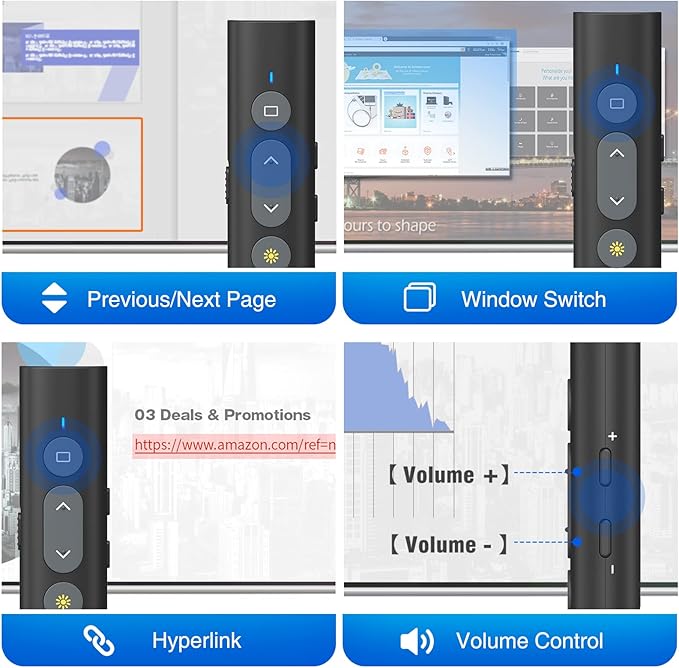 2 in 1 USB Type C Presentation Clicker - Image 4
