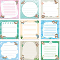 Lovarywow Otter Sticky Notes Gifts, 9 Pack Cute Sea Otter Notepads 3x3 Inch by Lovarywow