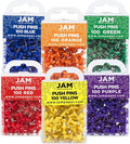 JAM PAPER Colorful Push Pins by JAMPaper