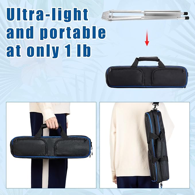 Xinnun 12 Pcs Aluminum 15'' to 21'' High Tabletop Easel Display Adjustable - Image 5