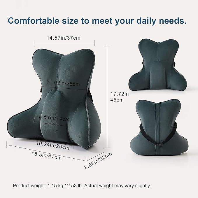 Ailuteie Lumbar Support Pillow for Lower Back Pain Relief – Multi-Functional - Image 2