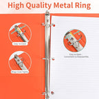 SUQJOY 1-inch 3 Ring Binder - Image 5