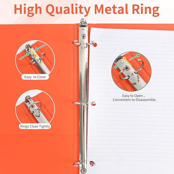 SUQJOY 1-inch 3 Ring Binder - Image 5