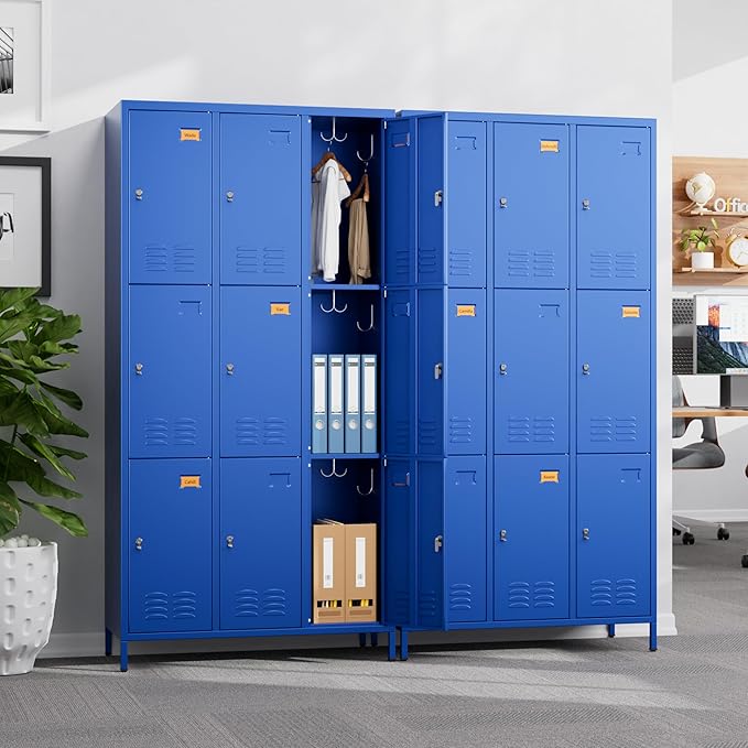 SUPEER 9 Doors Metal Locker for Employees - Image 2
