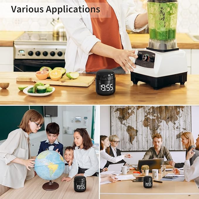 MeesMeek Digital Kitchen Timer, Countdown Countup Timer - Image 6