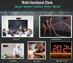 ETEBRG 17.3'' Huge Digital Wall Clock, Home Gym Interval Workout Timers - Image 3