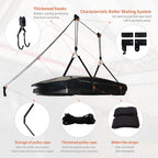 2026 upgrade cargo box garage pulley system, heavy-duty shown in use