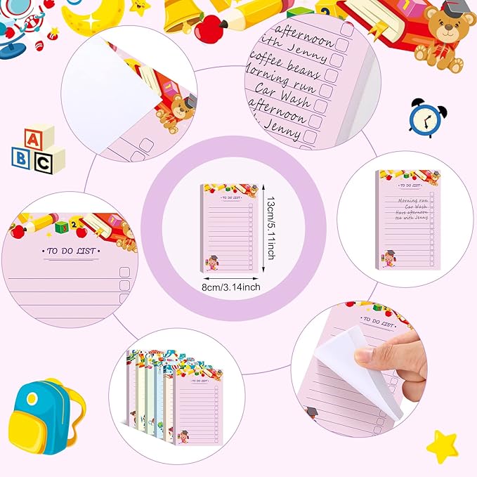 300 Sheets to Do List Notepad Daily Checklist Sticky Notes Cute Undated Memo - Image 2
