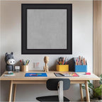 Amanti Art Black Framed Magnetic Board 25x25 Medium Vision Board - Image 5