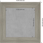 Amanti Art Grey Framed Magnetic Board 16x16 X-Small Vision Board - Image 2