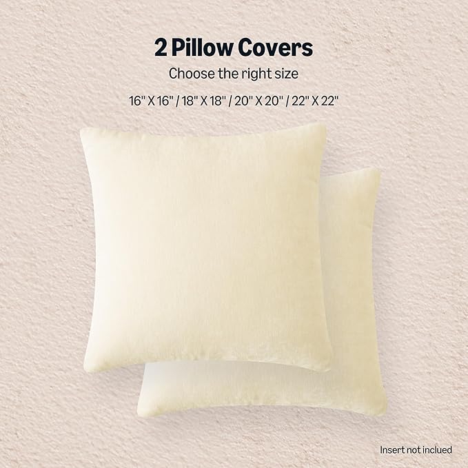 Amazon Basics Chenille Throw Pillow Covers, Home Decor Cushion Cover - Image 6