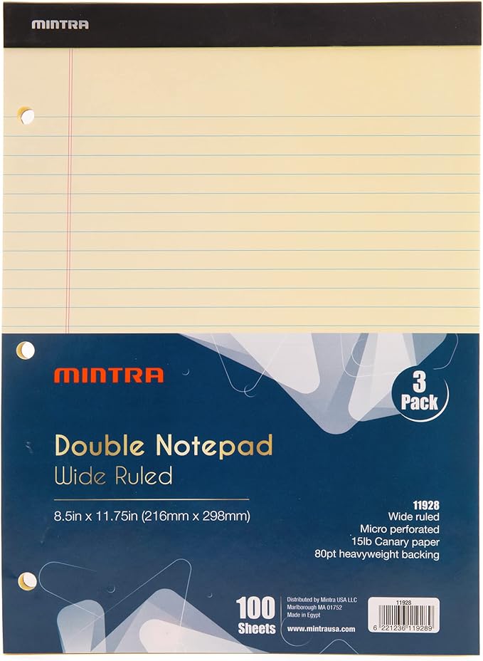 Mintra Office Legal Pads, 8.5in x 11in) - Image 5