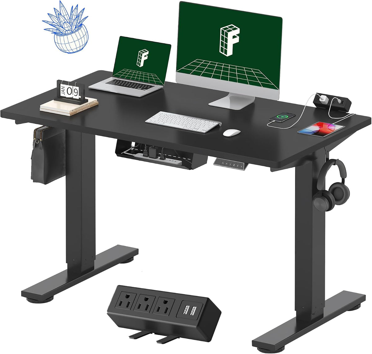 FLEXISPOT EN2 Whole-Piece Standing Desk