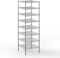 Regal Altair 24" Deep x 24" Wide x 74" Height Wire Shelving Kit | 8-Tier | NSF