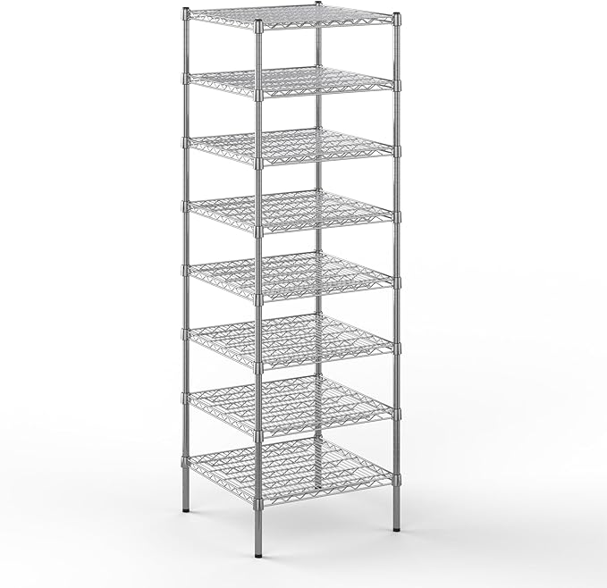Regal Altair 24" Deep x 24" Wide x 74" Height Wire Shelving Kit | 8-Tier | NSF by Regal+Altair