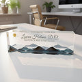 Personalized Acrylic Desk Plaque, Customizable Acrylic Name Plate Block by Artblox