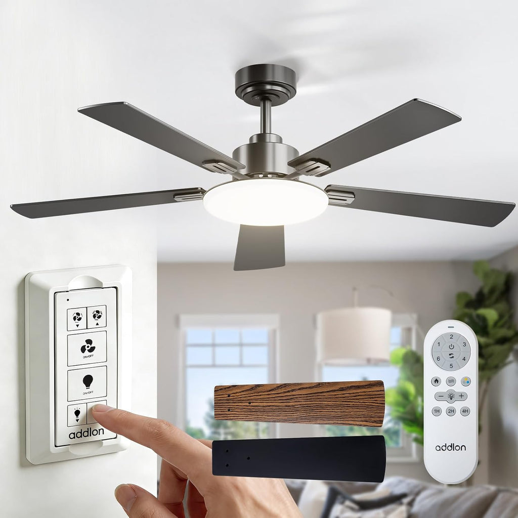 addlon 52 inch ceiling fans with lights and, main product view