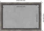 Amanti Art Grey Framed Magnetic Board 14x20 Small Vision Board - Image 4