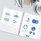 Basic 3 Ring Binder -1 or 1/2'' Binders - Image 5