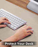 Leather Desk Pad Protector, Office Desk Mat, Large Mouse Pad, Non-Slip Desk - Image 3