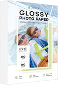 4x6 Photo Paper, Goefun 200GSM/54LB Glossy Inkjet Printer Paper by Goefun