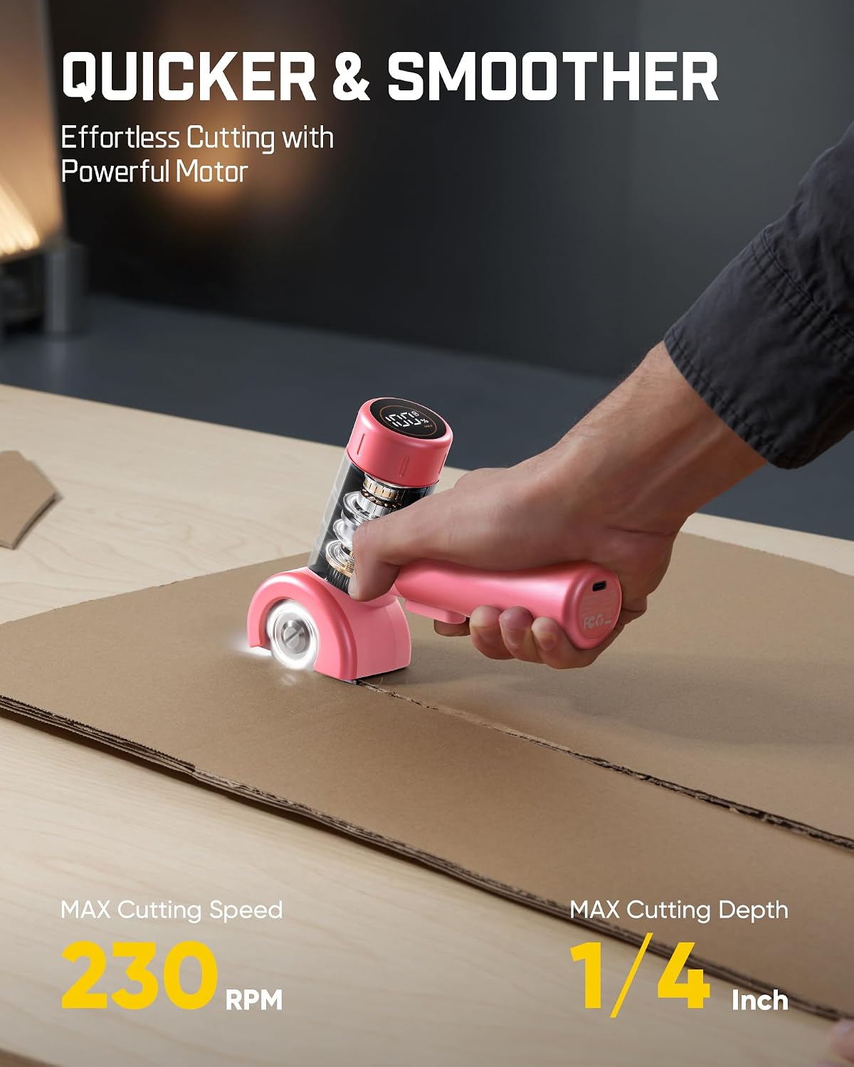 Fanttik C8 Nano Easyswap Cordless Cardboard Cutter, Electric Scissors