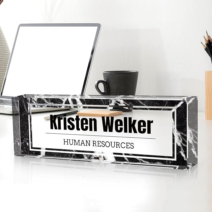 Custom Name Plate for Desk, Desk Name Plate Personalized, Office Decor for - Image 4