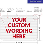 Custom Sign, Personalized Metal Signs, Customize - Image 3