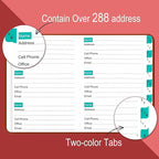 BLESWIN Address Book with Alphabetical Tabs, Hardcover Address Book - Image 3