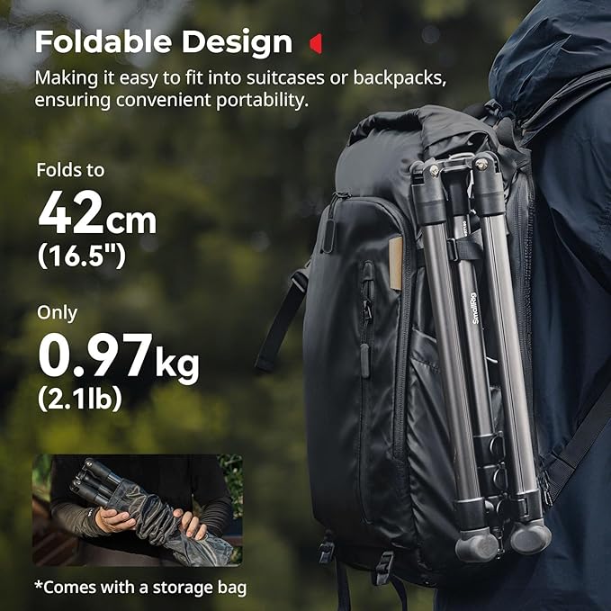 SMALLRIG 74.8"/ 6.23 ft Adjustable Light Stand Photography, Max Load 8.8 lb - Image 3