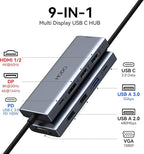 HODO USB C Docking Station Dual Monitor Adapter - Image 2